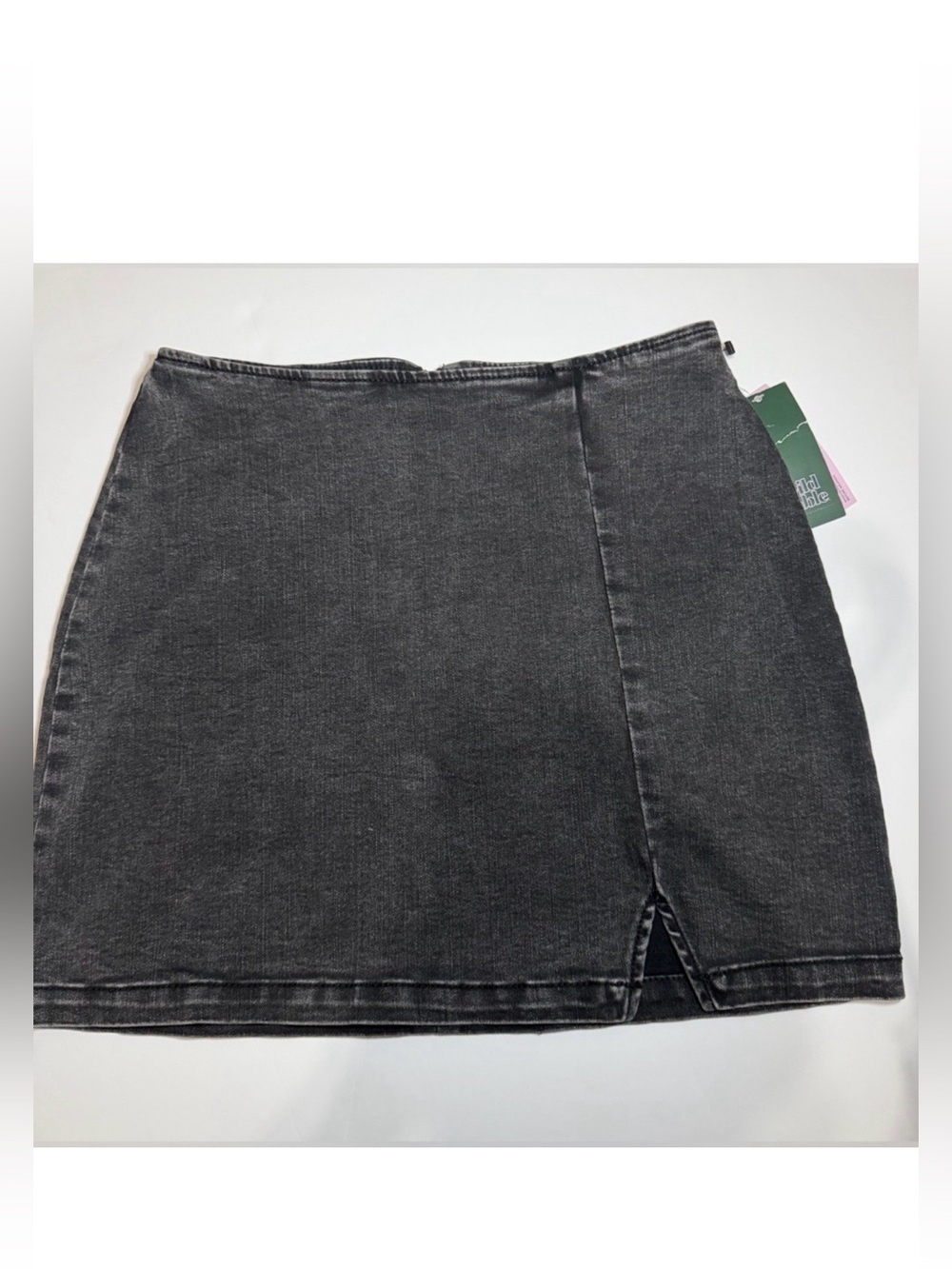 Target wild fable Black Mini Skirt with Front Slit
